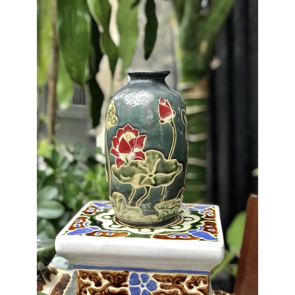 Bình Hoa Sen Gốm Sứ Nam bộ 09