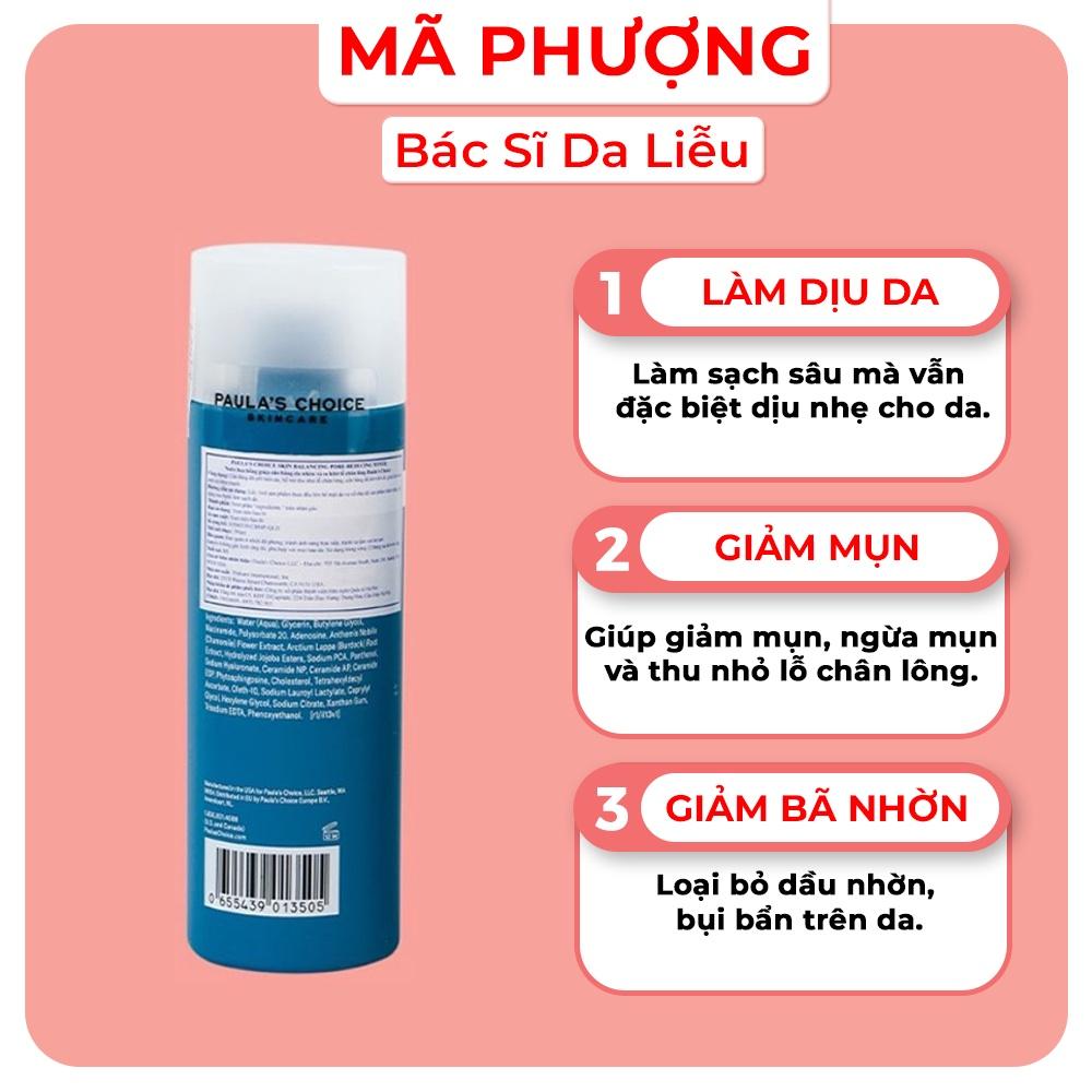 Toner cho da dầu mun Paula's Choice SKIN BALANCING PORE-REDUCING