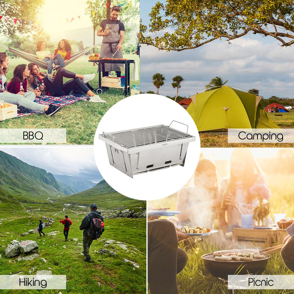 Vỉ Nướng Bbq Bằng Thép Không Gỉ Alocs