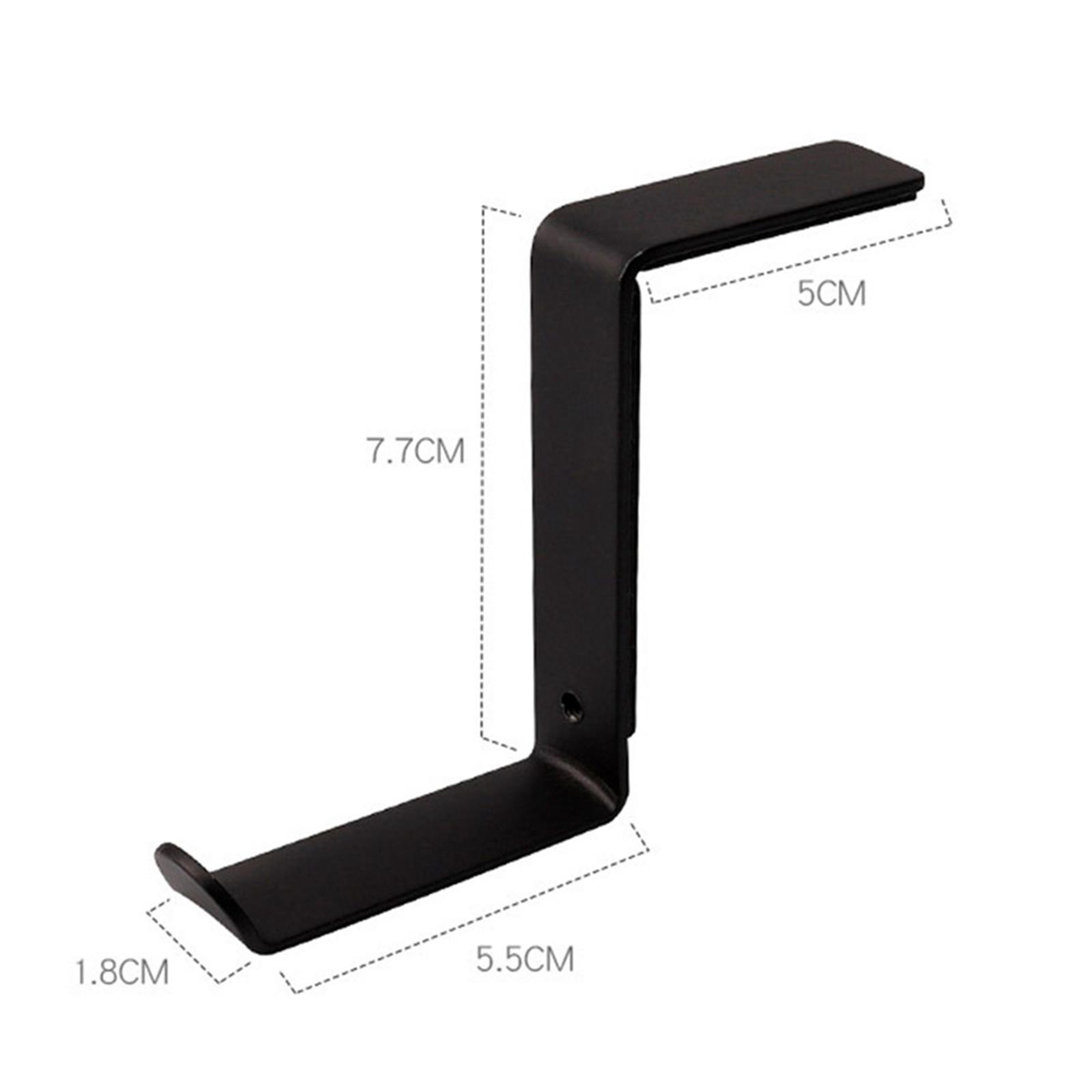 2x Acrylic Desktop Gaming Headphone Hanger Universal Clamp Holder Organizer