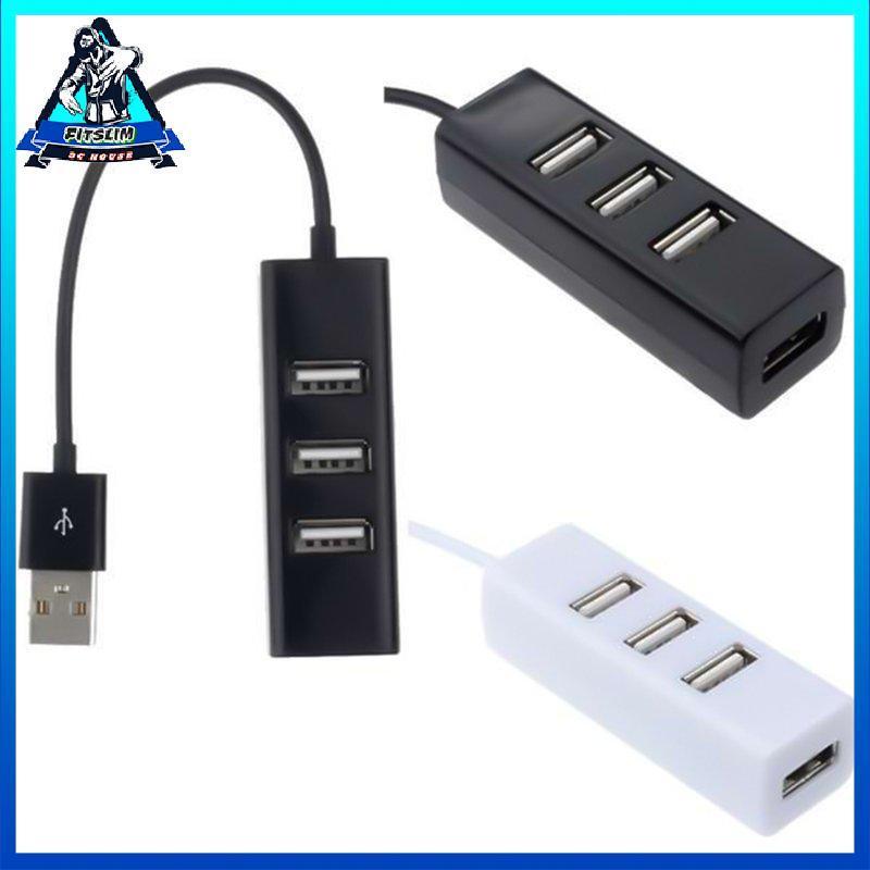 4-Port Usb 2.0 Hub One Drag Four Splitter Hub Plug And Play Mini Small Socket
