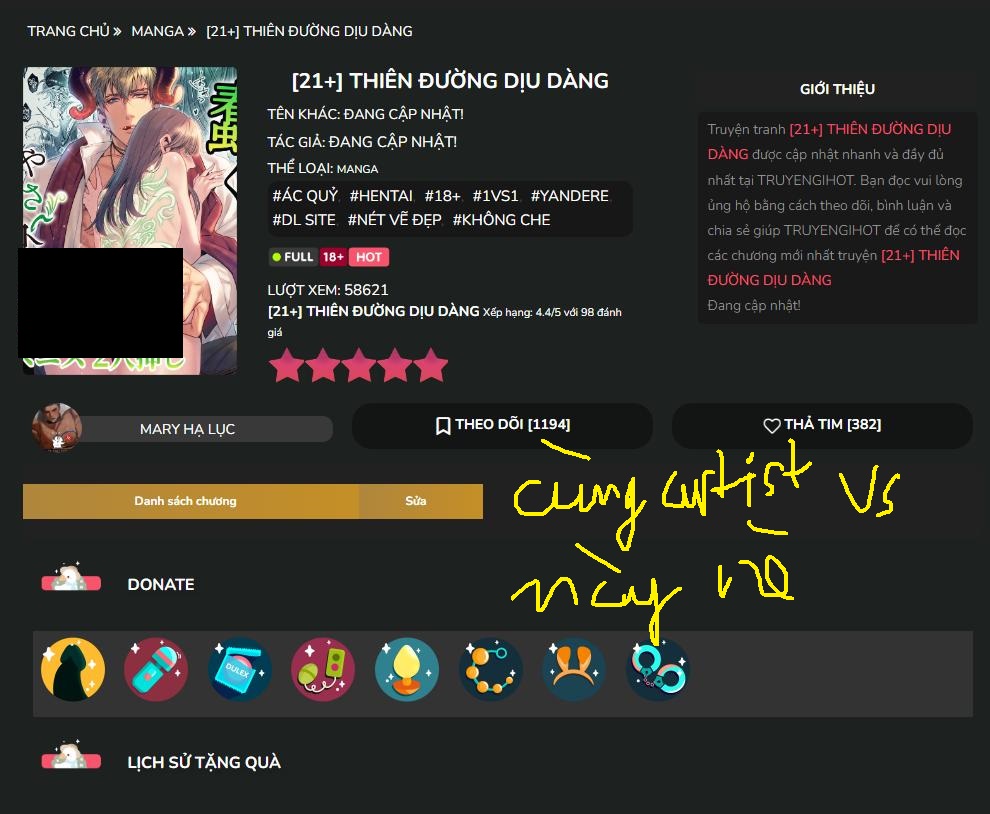 [21+] thiên đường ấm áp chapter 2.2 1