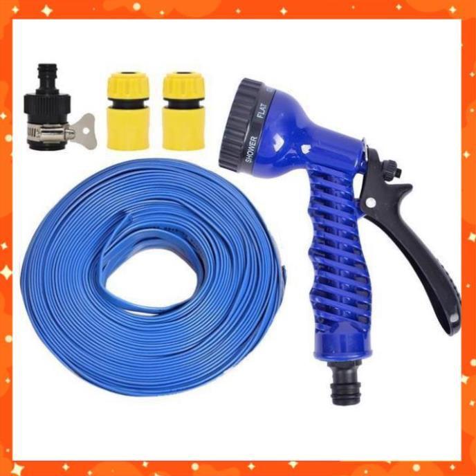 Bộ dây tăng áp 3 lần vòi xịt nước rửa xe, tưới cây loại 3-5m 206843