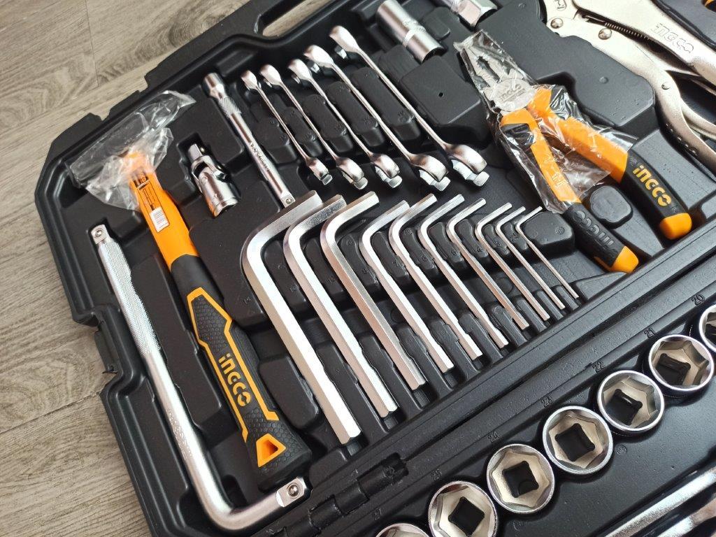 BỘ 142 MÓN CÔNG CỤ KẾT HỢP INGCO HKTHP21421 - HÀNG CHÍNH HÃNG