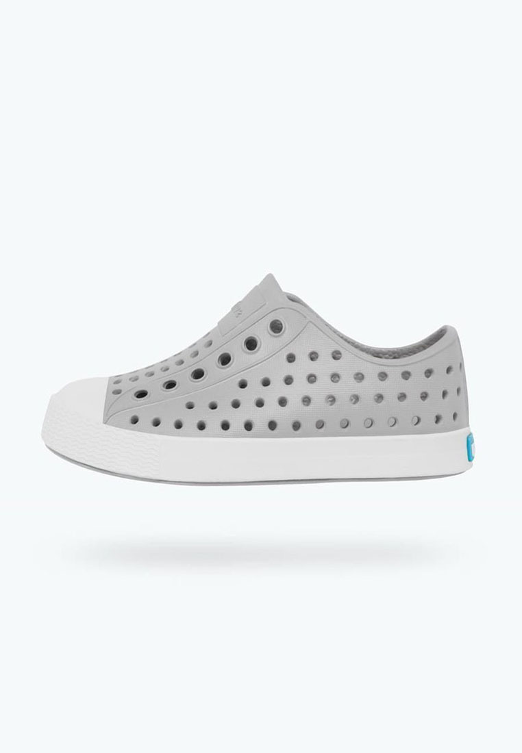 Giày Lười Trẻ Em Native J JEFFERSON (121001001501) PIGEON GREY/ SHELL WHITE