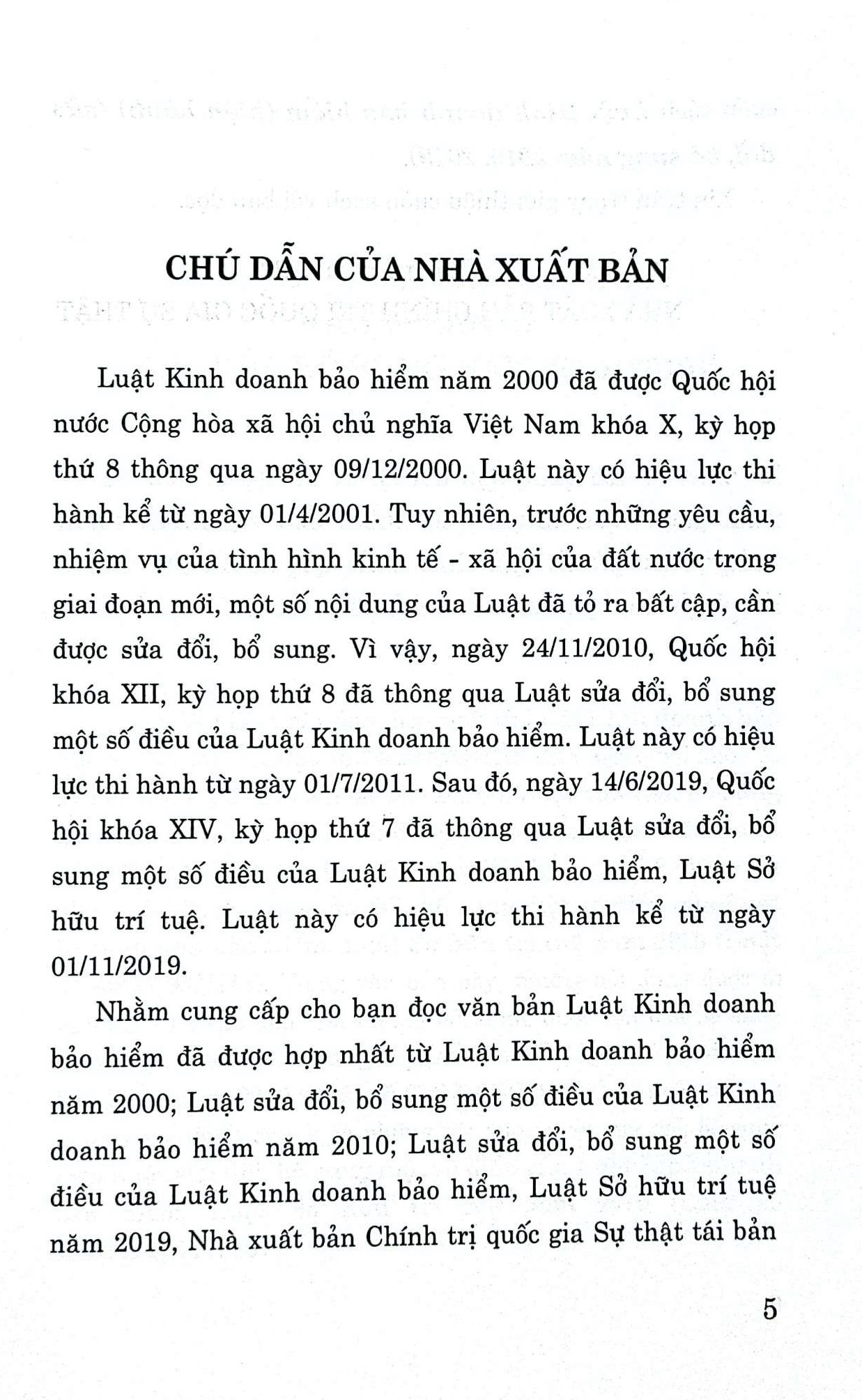 Luật kinh doanh bảo hiểm