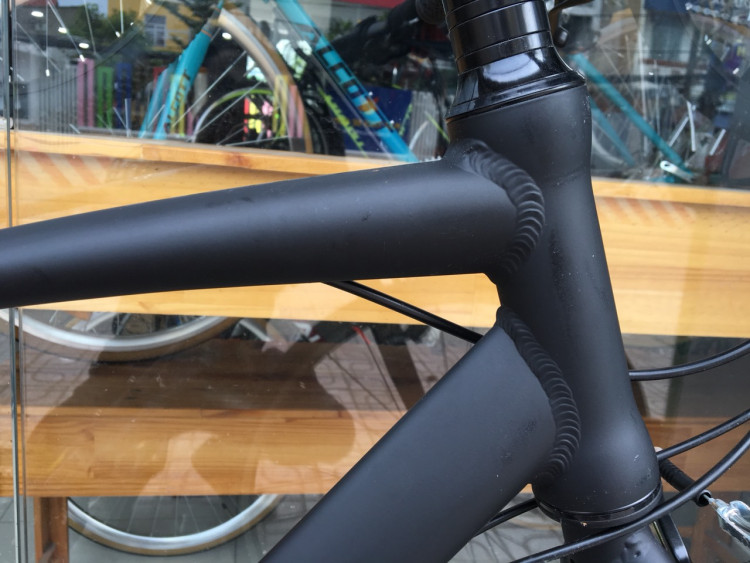 Khung nhom TRINX FREE 1.0 2019 Black Green