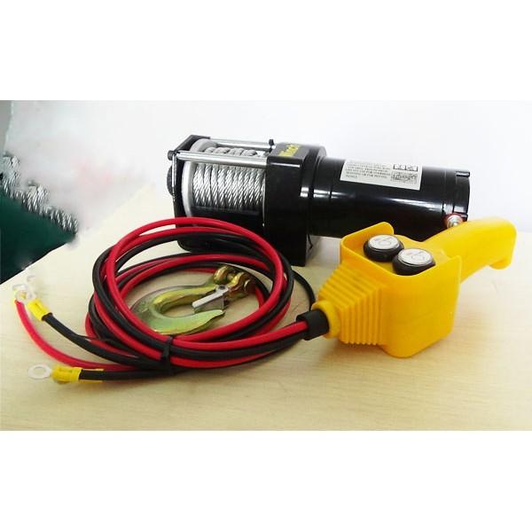 Tời Ắc Quy, Cứu Hộ Ô Tô 2000lbs Nguồn 12V-24V