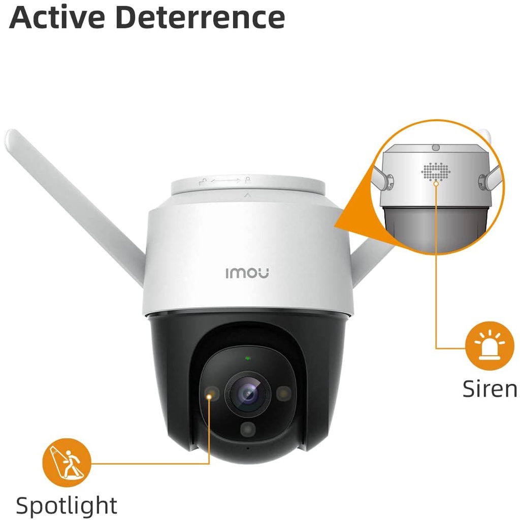 Camera Giám Sát Ngoài Trời IP Wifi IMOU IPC S22FP 2MP | 1080P | Xoay 360 I Tích Hợp Còi Và Đèn Spotligh I Hàng Chính Hãng | Bảo Hành 24 Tháng