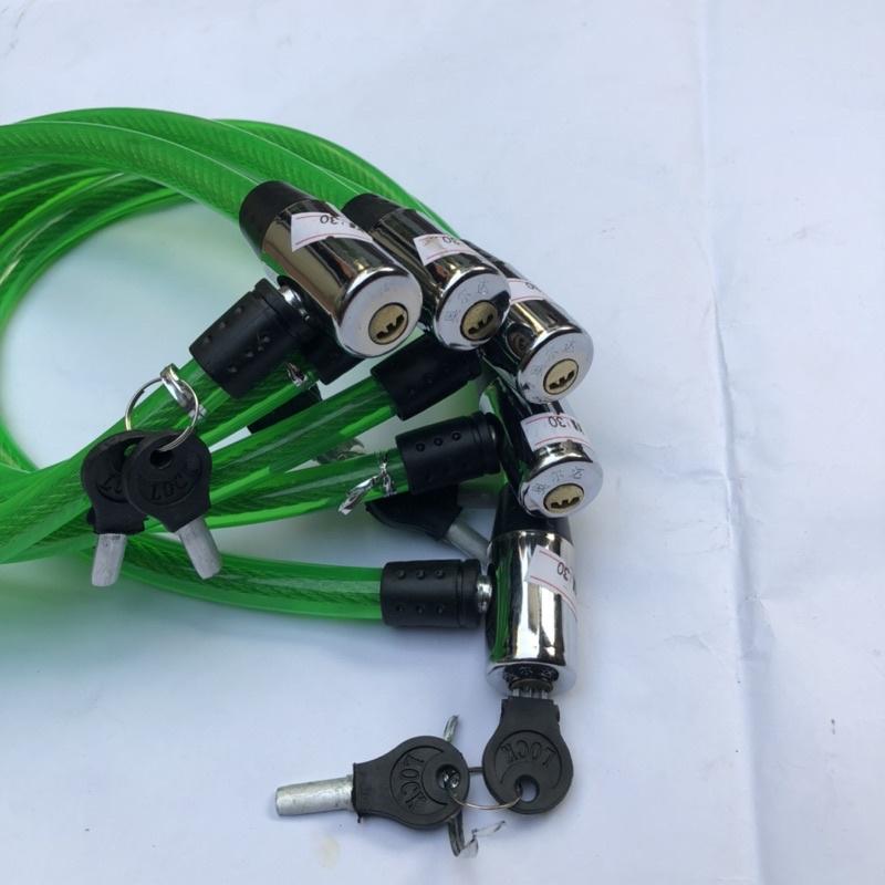 Khoá dây xe đạp chống trộm an toàn hàng nhập khẩu Đài Loan