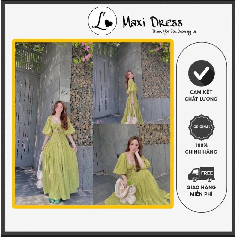 Sét maxi đi biển nhún xoè