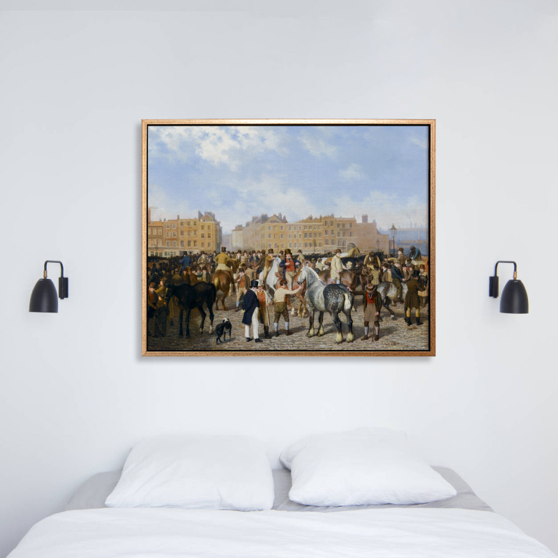 Old Smithfield Market – Tranh in canvas trang trí treo tường danh hoạ nổi tiếng thế giới