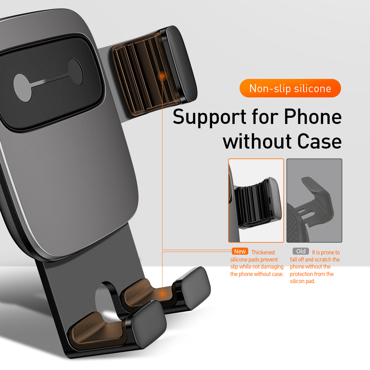 Giá đỡ điện thoại trên xe hơi Baseus Cube Gravity Vehicle