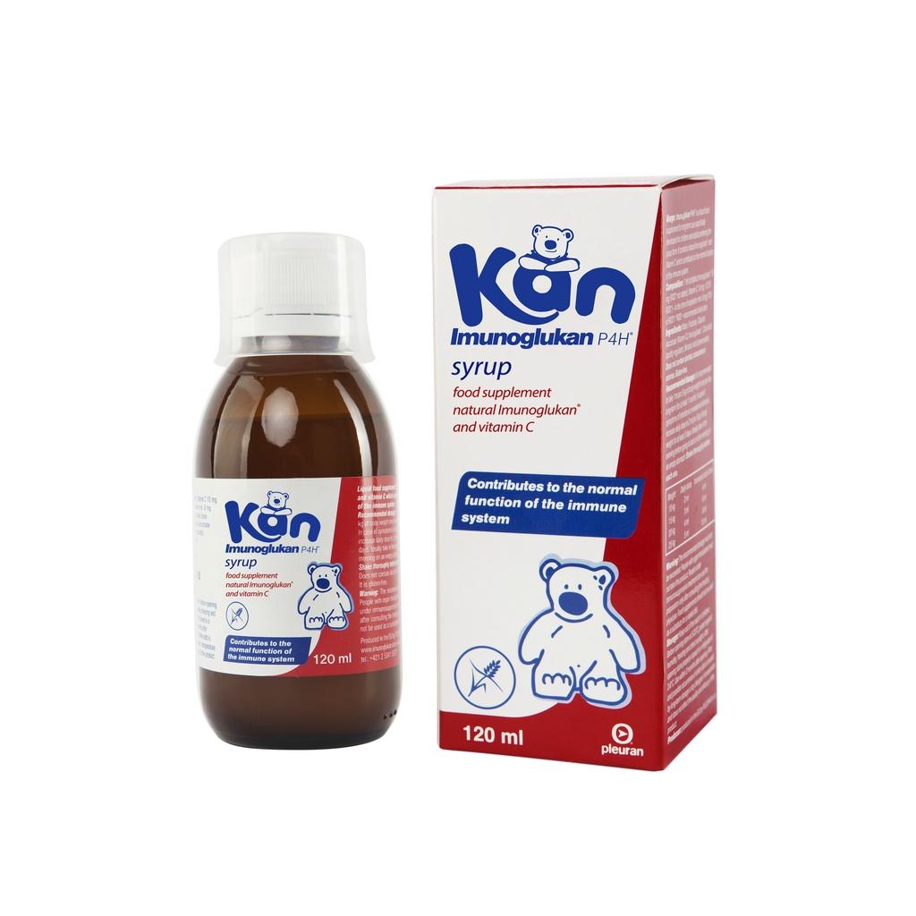SiroKan ImunoGlukan - Hỗ trợ miễn dịch nâng cao sức đề kháng cho bé - Chai 120ml
