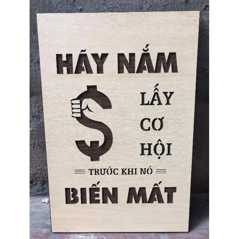 Tranh Treo Tường - Hãy Nắm Lấy Cơ Hội Trước Khi Nó Biến Mất
