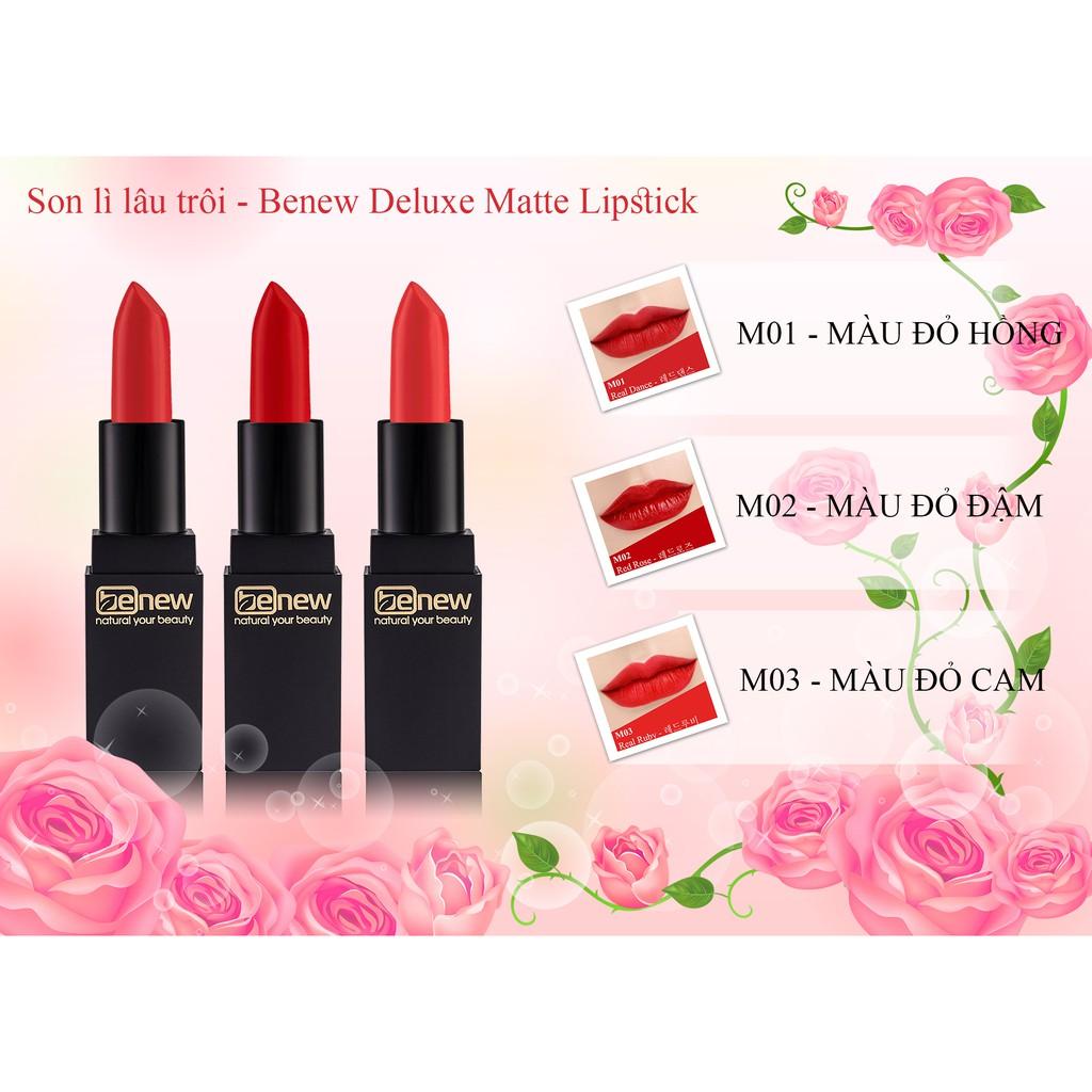 Son lì lâu trôi - Benew Deluxe Matte Lipstick Hàn Quốc