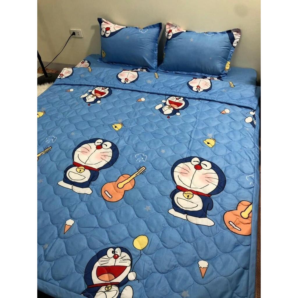 COMBO 2 BỘ GA GỐI MẪU VỊT HỒNG DỄ THƯƠNG
