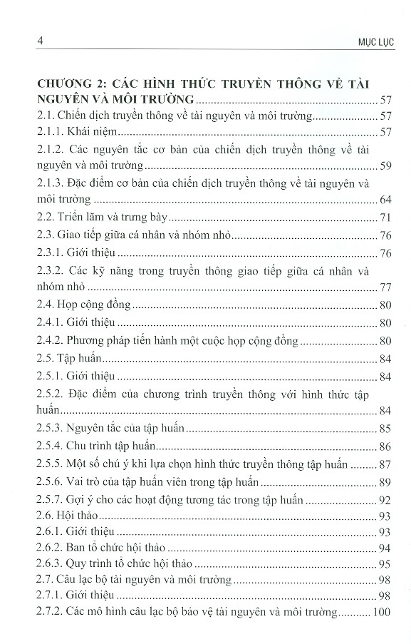 Giáo Trình Truyền Thông Về Tài Nguyên Và Môi Trường