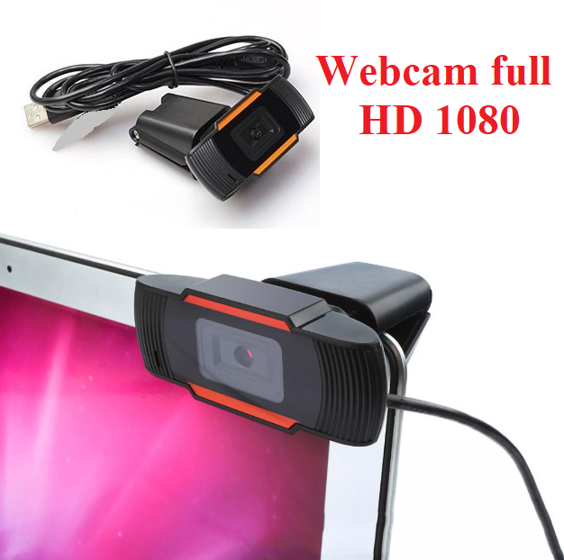 Webcam máy tính, Camera HD Có Mic cho Laptop Học Online qua ZOOM, Trực tuyến - Hội họp - Gọi video hình ảnh sắc nét