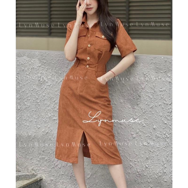 vải nhung tăm to màu xanh bơ hot trend may váy áo thu đông
