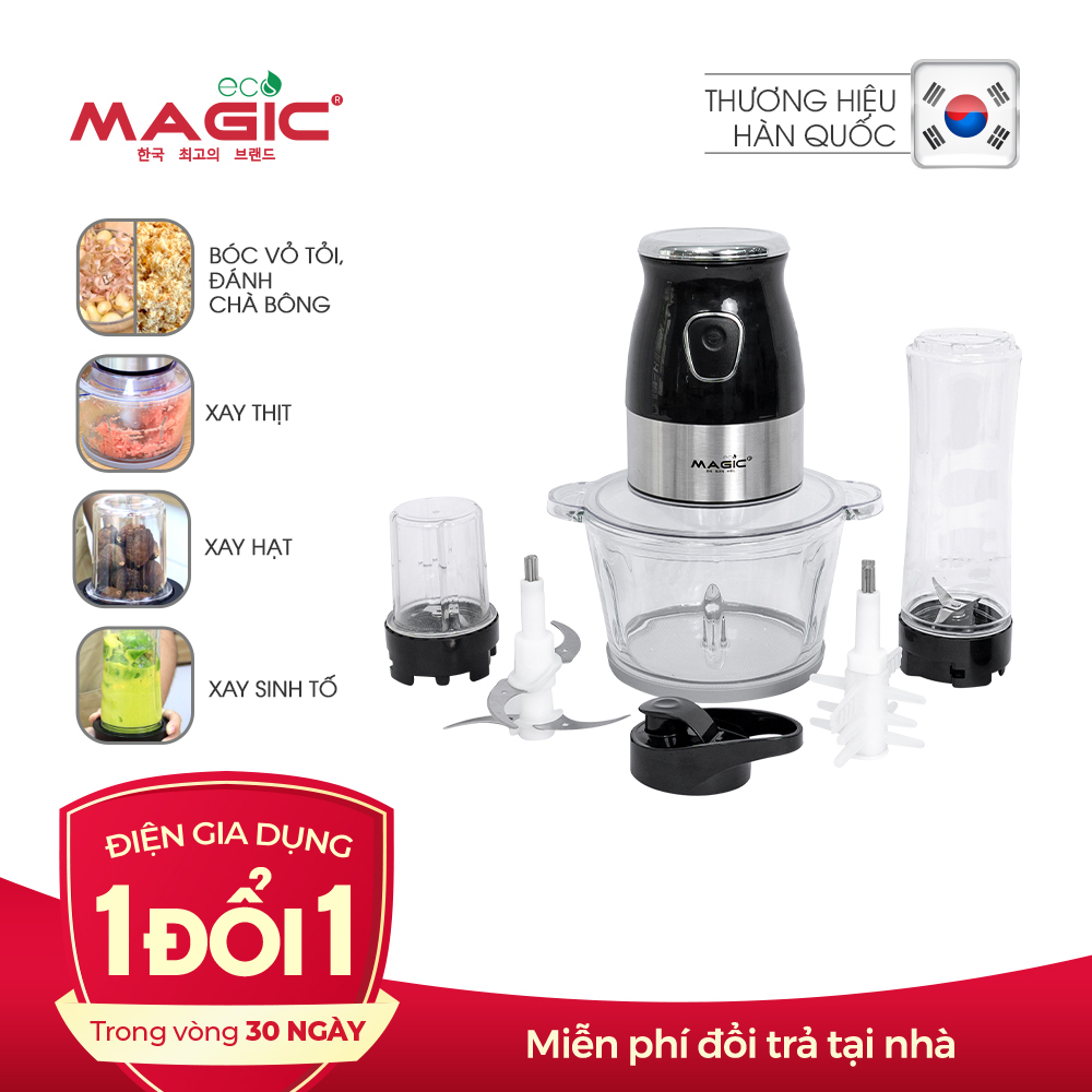 Máy xay thực phẩm đa năng 3in1 Magic Eco AC-16 (2.0 Lít) - Hàng chính hãng