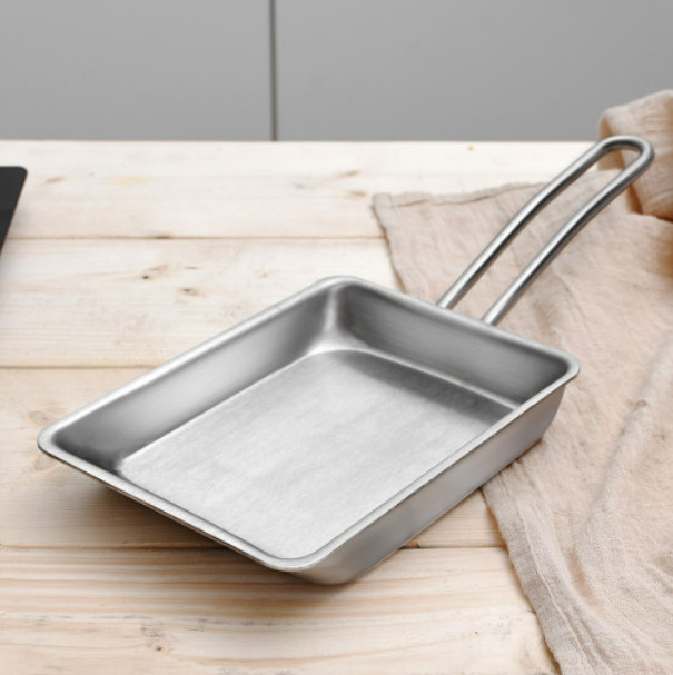 Chảo Chiên Trứng 3PLY stainless steel Wagensteige hàng chính hãng