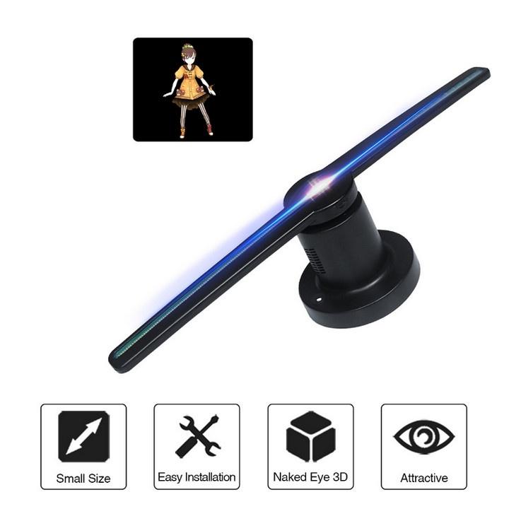 Quạt LED Quảng Cáo 3D Hologram WIFI Thu Hút Khách đẹp mắt