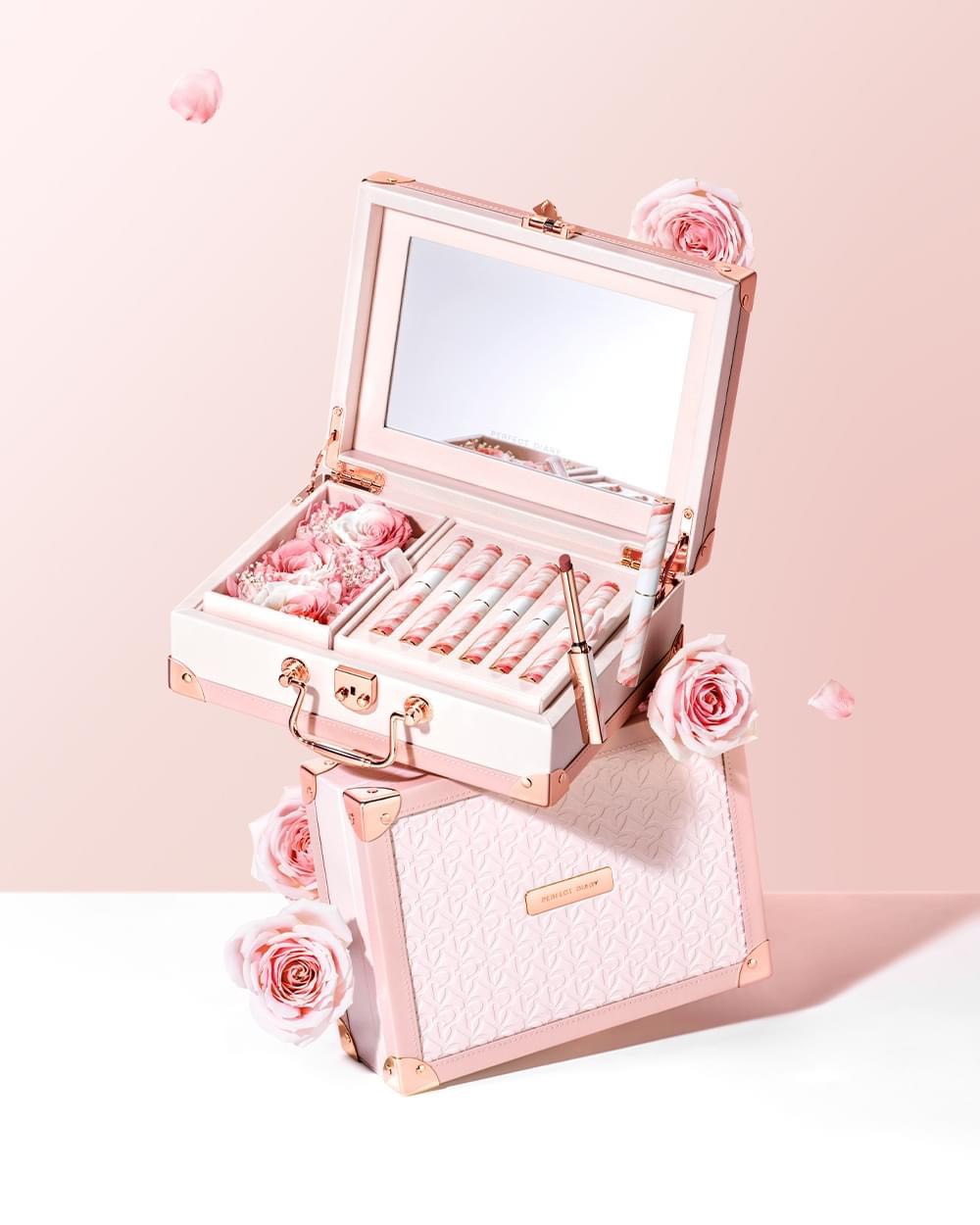 Bộ Hộp Quà Tặng Son Môi Màu Hồng Perfect Diary