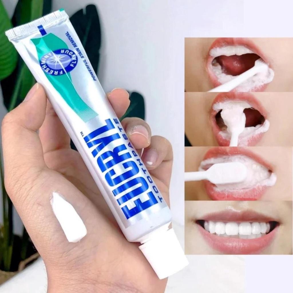 Kem Đánh Răng Eucryl Toothpaste Tẩy Trắng Bạc Hà 62g