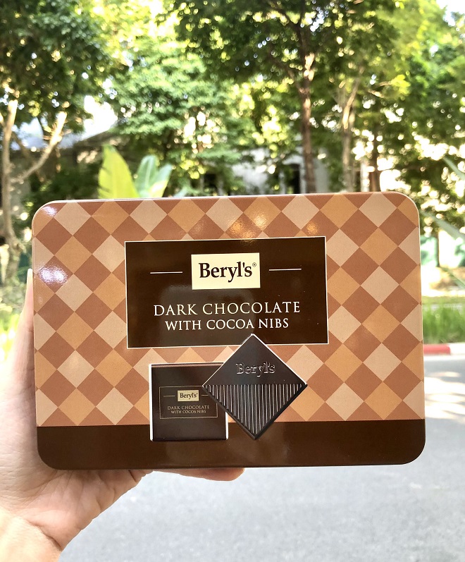 Socola Đắng Beryl’s Dark Chocolate with Cocoa Nibs 108g