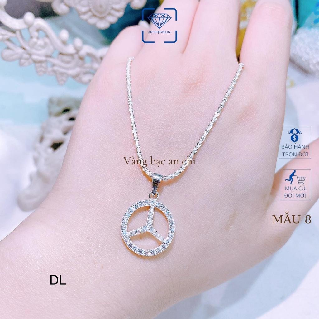 Dây chuyền/ Vòng cổ nữ bạc kèm mặt mẫu mới hottrend 2022, trang sức bạc Anchi jewelry