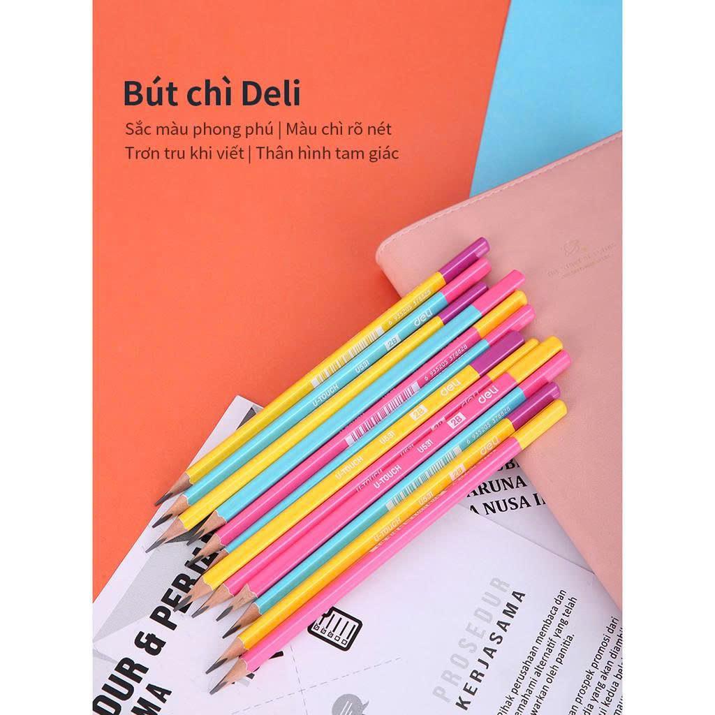 Bút Chì Gỗ Deli EU53100 - 1 Bút
