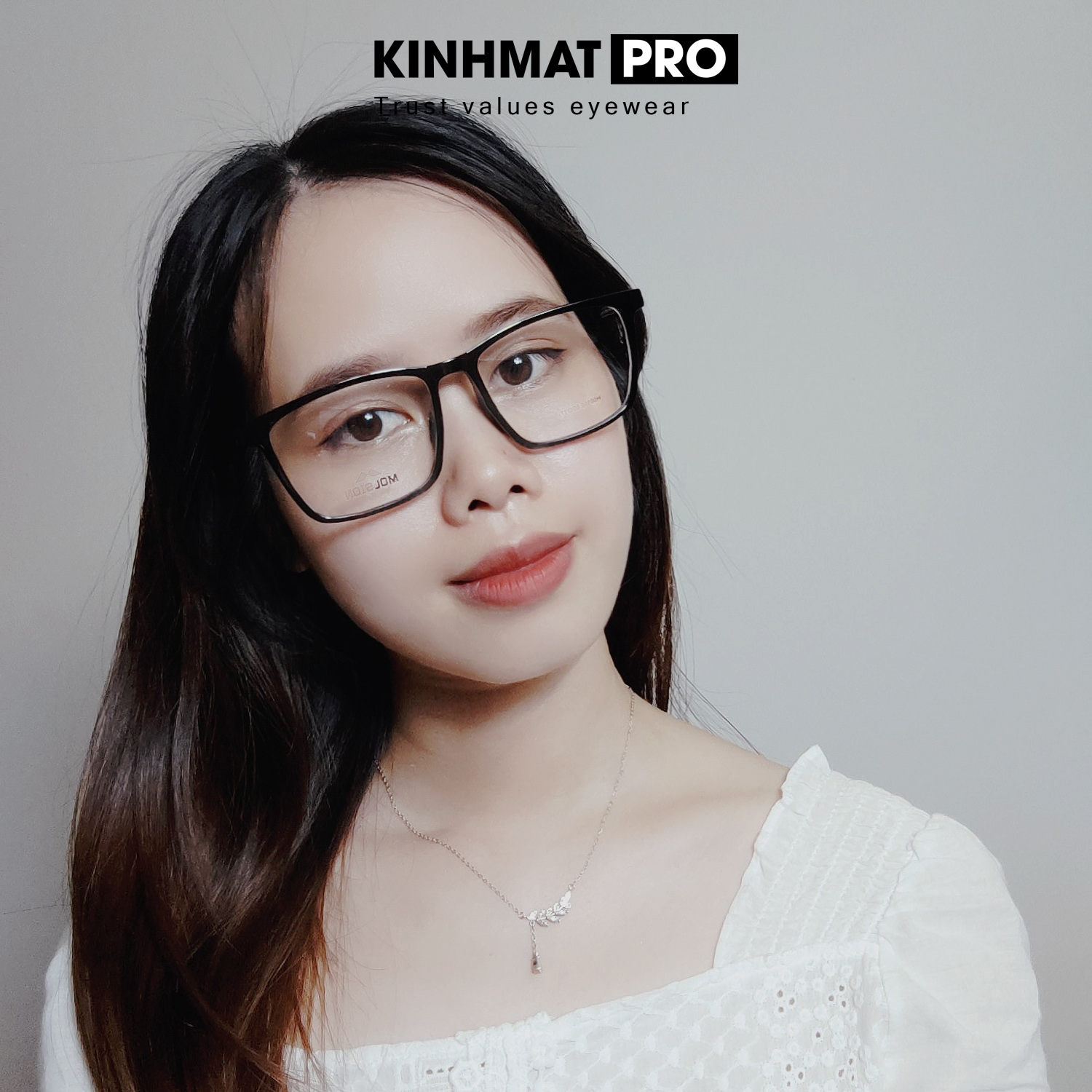 Gọng kính cận Nam Nữ cao cấp, gọng kính cận nhựa lõi kim loại cao cấp- Kính mắt Pro