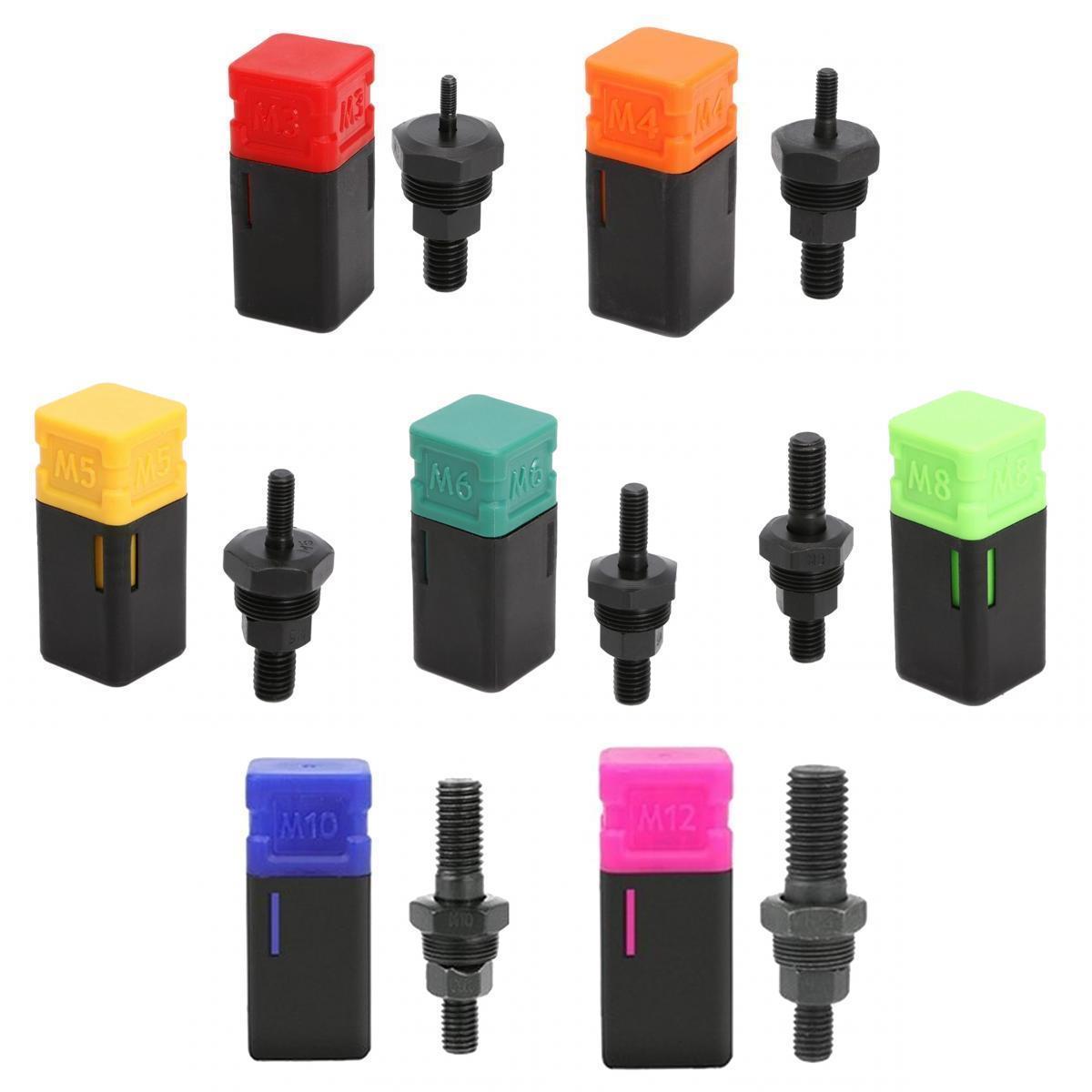 1 Set Rivet   & Nose Piece Riveter Tip Spare Parts M3-M12 7pcs