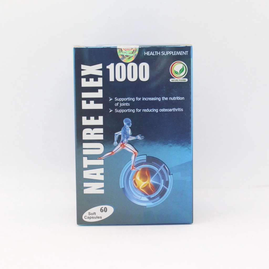 Viên Uống Xương Khớp Nature Flex 1000 Hỗ Trợ Tăng Tiết Dịch Khớp, Giảm Đau Nhức, Phục Hồi Mô Sụn - Greenmec