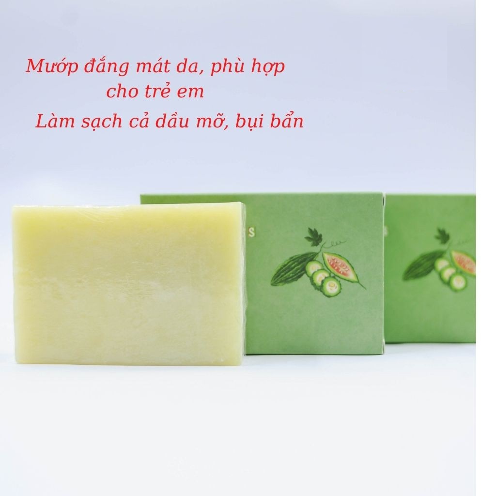 {Tặng túi lưới tạo bọt} Combo 3 xà bông thanh trị mụn lưng, giảm thâm nám của Sinh Dược, Xà bông thảo mộc, 100% xà phòng thiên nhiên làm sạch sâu giảm viêm, mụn ửng đỏ, kết hợp tinh dầu tràm sát khuẩn và sạch da tối ưu, hạn chế nhờn gây mụn cơ thể