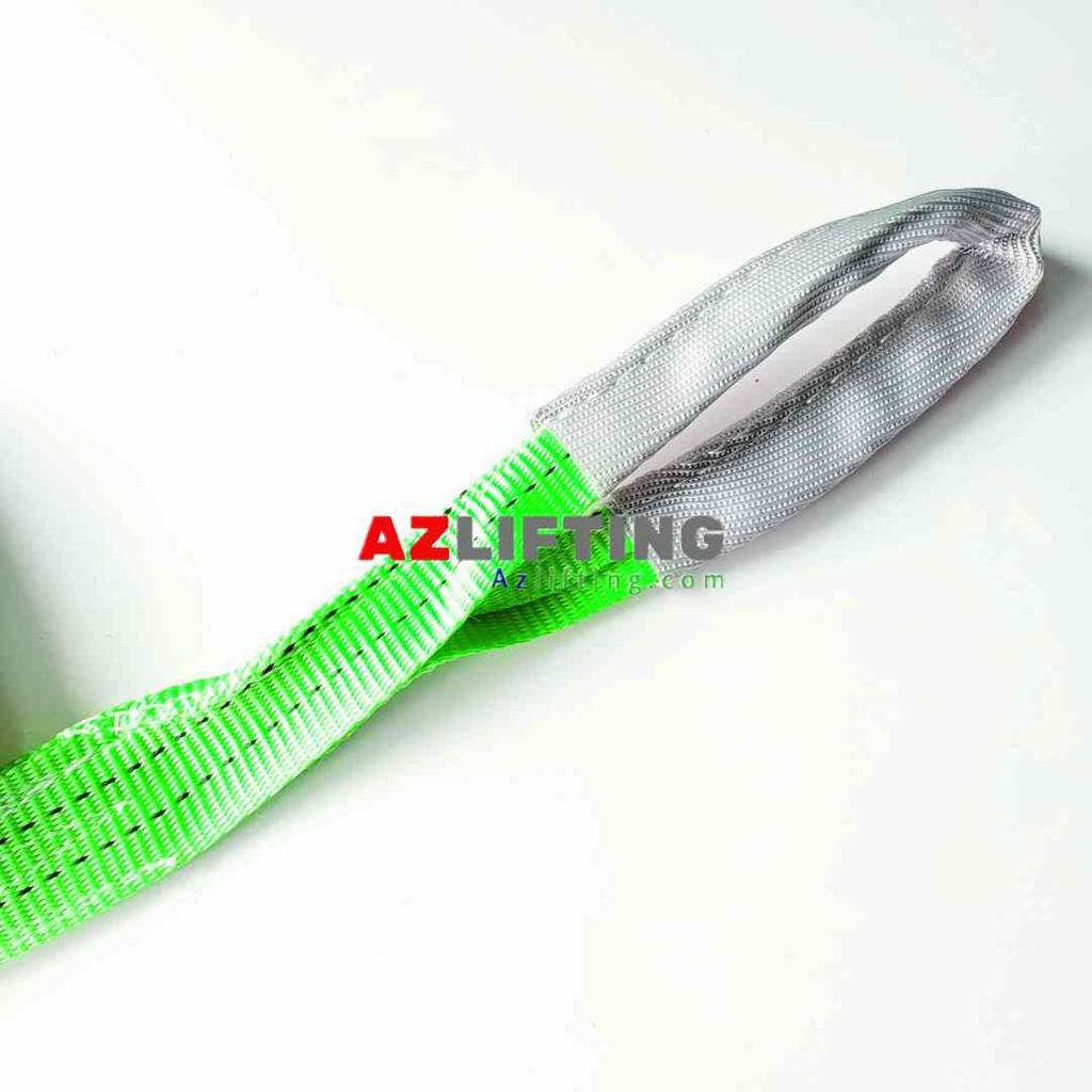 Dây cáp vải cẩu hàng bản dẹp 2 tấn hệ số an toàn 5:1