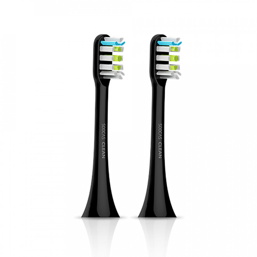Xiaomi Soocas Universal Oral Cleaning Electric Toothbrush Head 3D Replaceable Brush Heads For Soocas Electric Toothbrush - Black