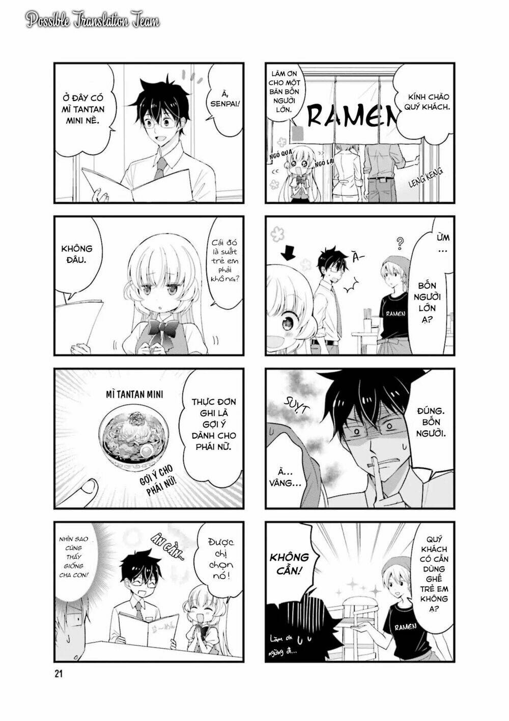 senpai nhỏ nhắn của tôi rất dễ thương chapter 18 5