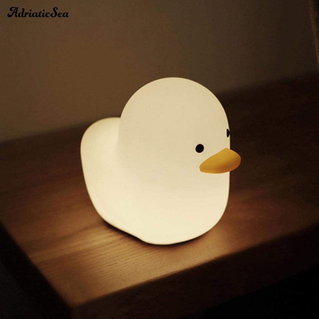 Đèn LED Sạc USB Siêu Mềm Hình Vịt Dễ Thương
