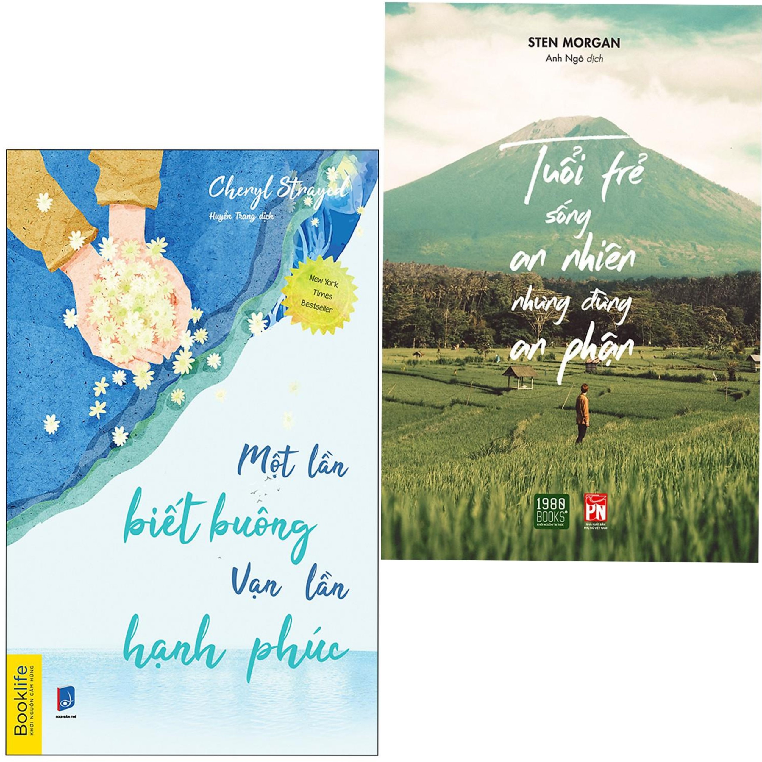 Combo 2 Cuốn Văn Học , Tuổi Trẻ Hay : Một Lần Biết Buông Vạn Lần Hạnh Phúc + Tuổi Trẻ Sống An Nhiên Nhưng Đừng An Phận/ BooksetMK
