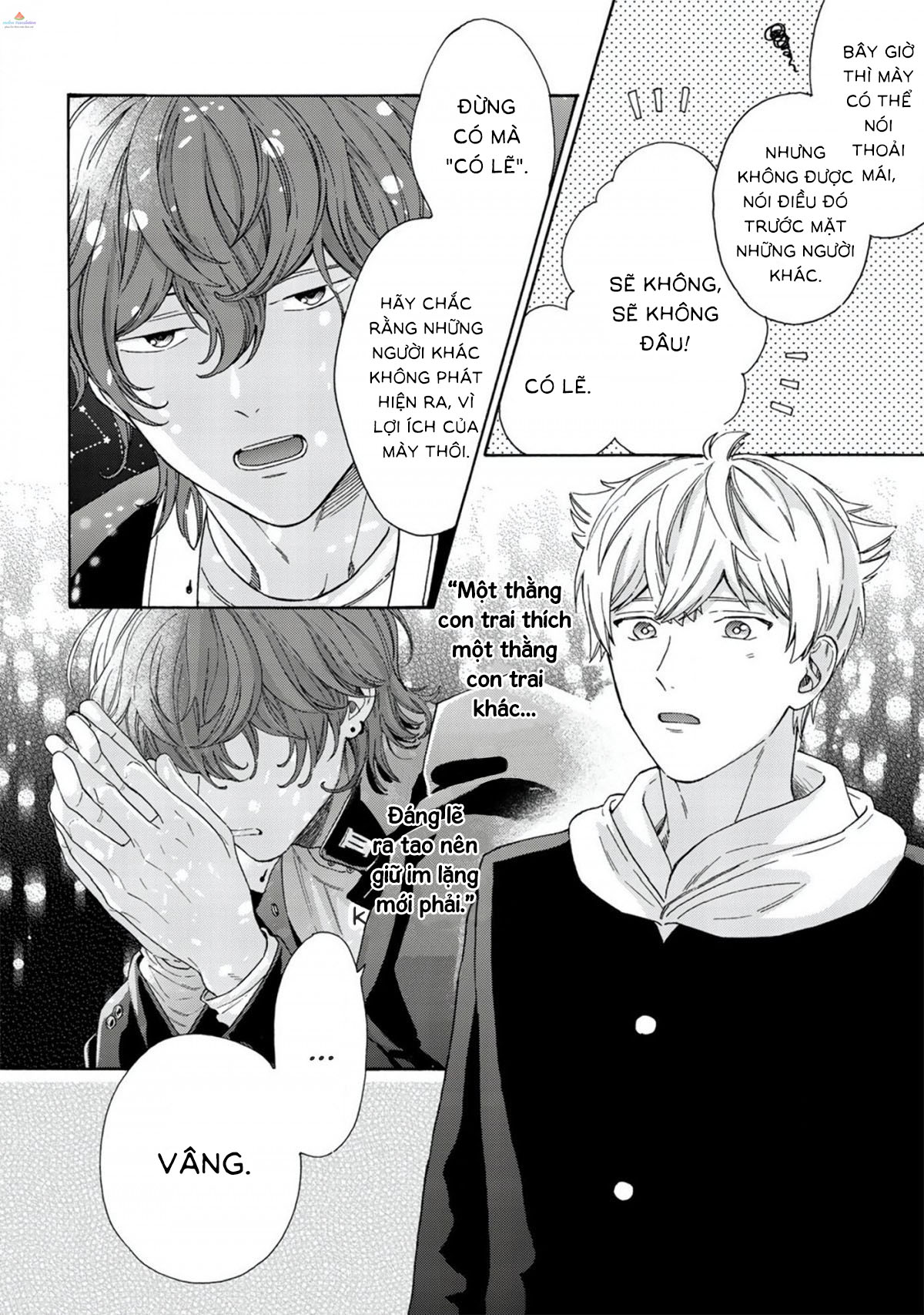 ngôi sao hạng nhất được vẽ bằng nụ hôn chapter 4 7