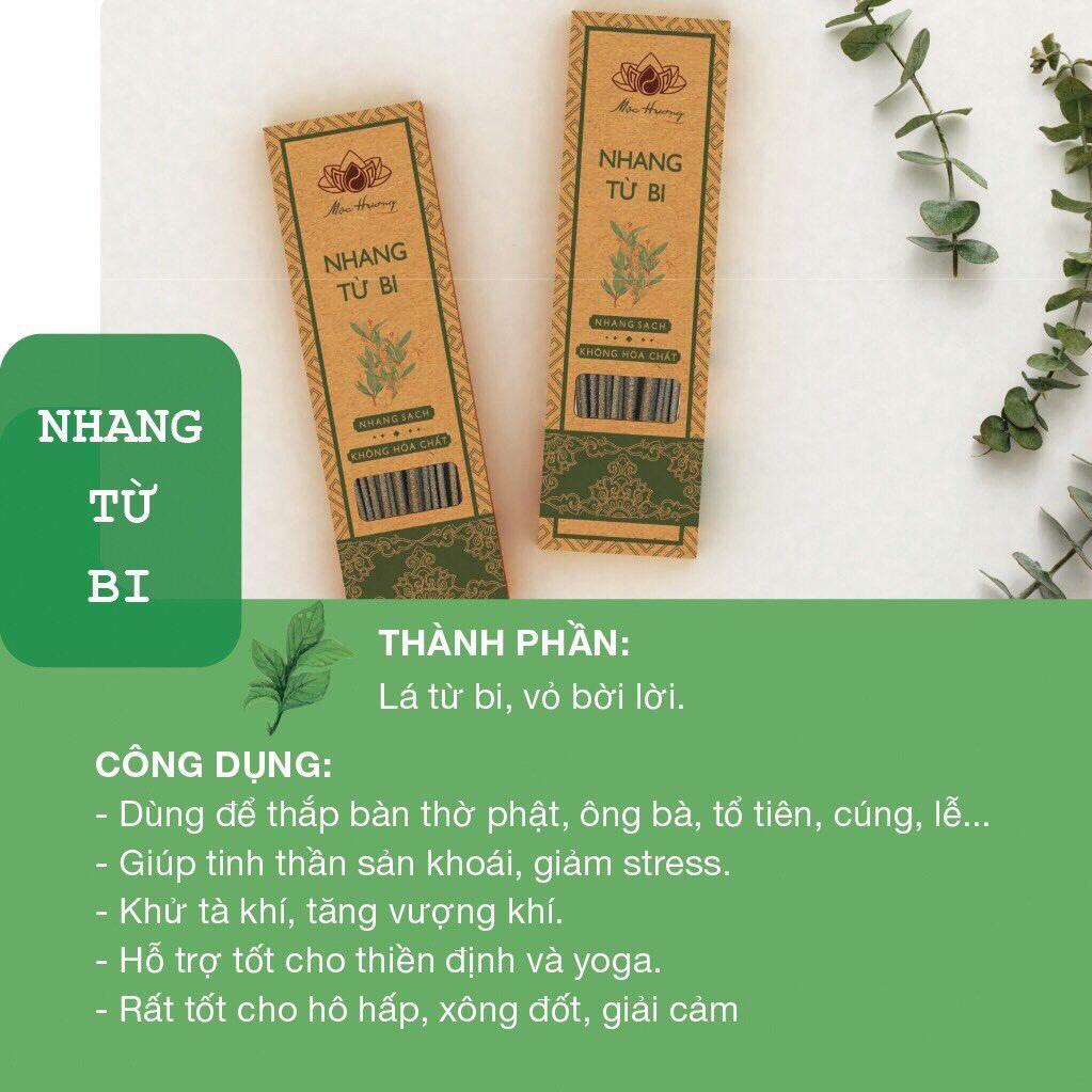 Nhang Sạch Hương Trầm Sả/ Hoa Cúc/ Từ Bi