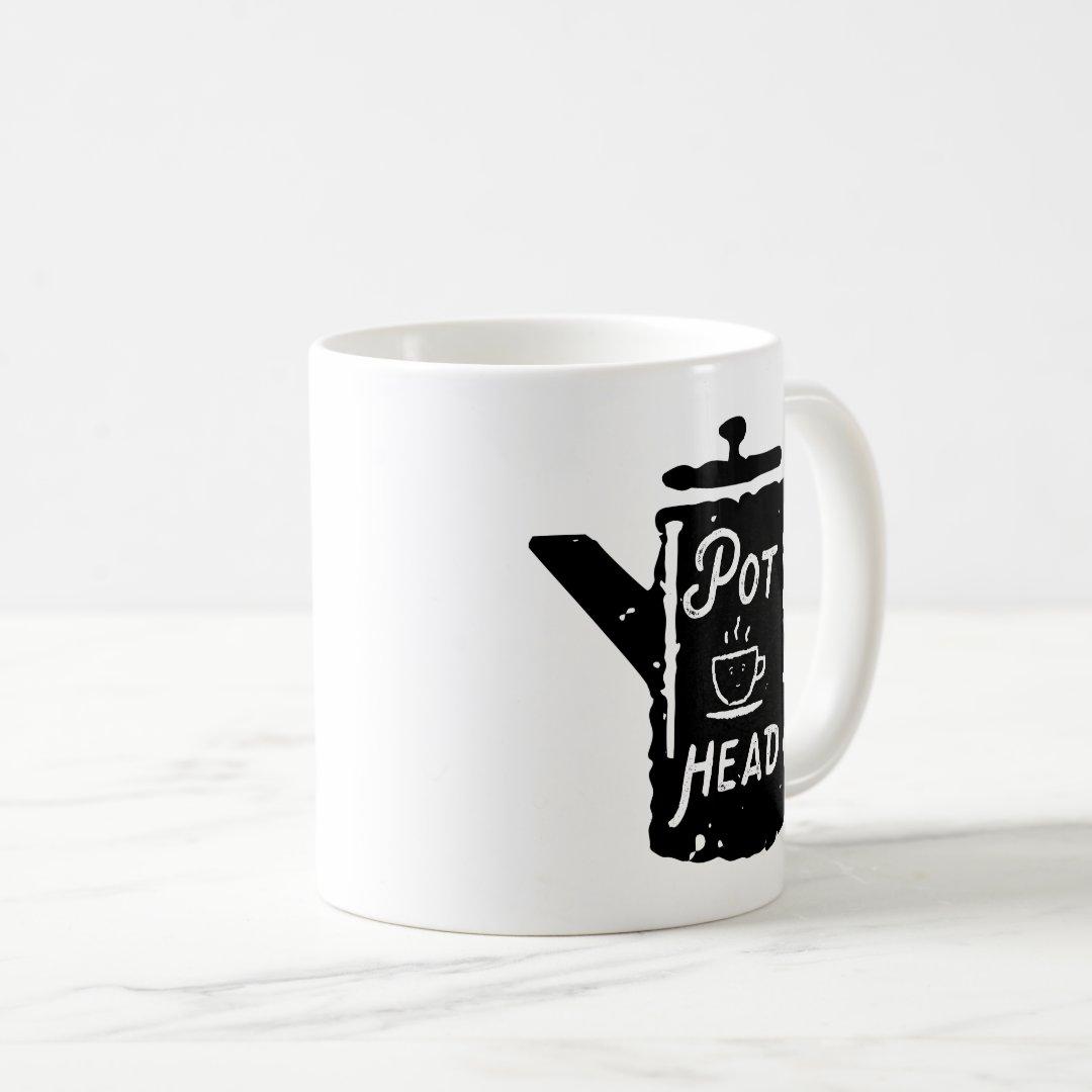 Ly Cốc Sứ Cao Cấp hình Coffee Pot Head