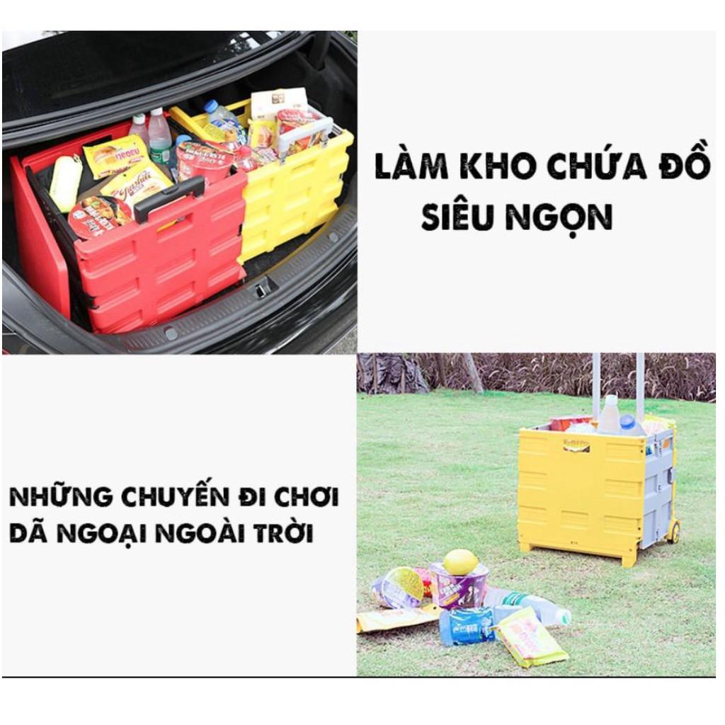 Xe kéo đa năng,khả năng chứa đồ, gấp gọn thông minh