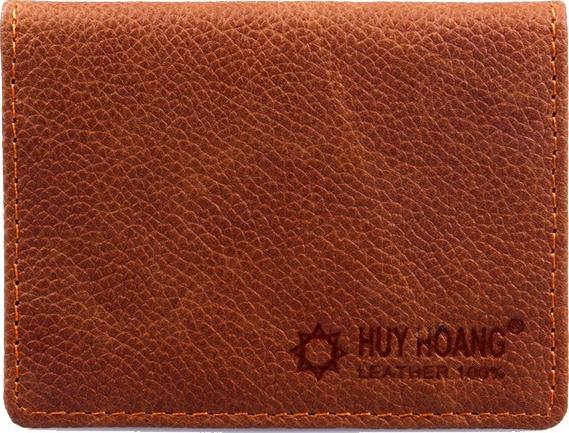 Ví đựng namecard da bò Huy Hoàng màu da-HT9101