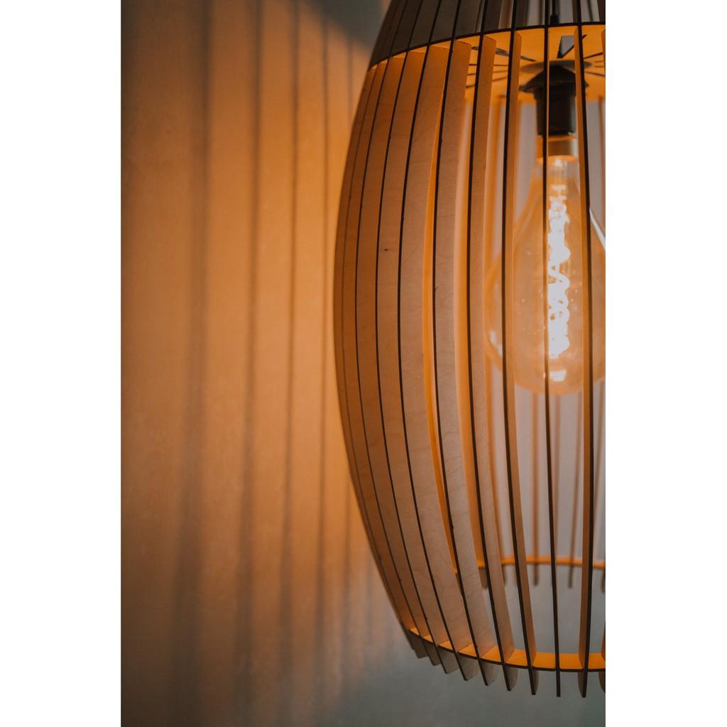 1 TẶNG 1 - đèn gỗ thả trần gia công SANG TRỌNG cao cấp