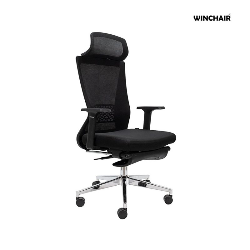 Ghế Văn Phòng Ngã Lưng Gác Chân GVP044 - Thiết Kế Ergonomic Công Thái Học - Mặt Nệm Lưng Lưới Thoáng Khí - Khung Hợp Kim Chắc Chắn