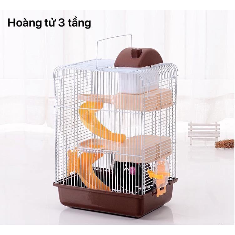 Lồng hoàng tử 3 tầng cho hamster