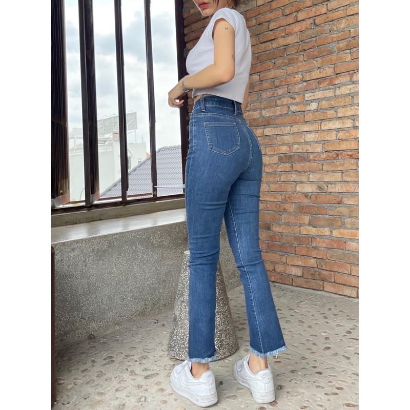 Quần loe xéo 20decemberjeans mã 1017